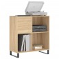 vidaXL Mueble discos madera contrachapada roble Sonoma 84,5x38x89 cm vidaXL Mueble discos madera contrachapada roble Sonoma 84,5x38x89 cm