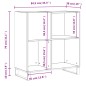 vidaXL Mueble discos madera contrachapada roble Sonoma 84,5x38x89 cm vidaXL Mueble discos madera contrachapada roble Sonoma 84,5x38x89 cm