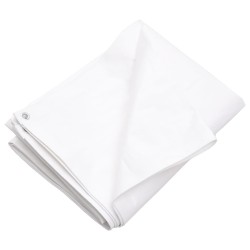 vidaXL Lona HDPE blanco 260 g/m² 8x8 m