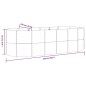vidaXL Jardinera arriate acero recubierto polvo antracita 249x100x68cm vidaXL Jardinera arriate acero recubierto polvo antracita 249x100x68cm