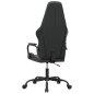 vidaXL Silla gaming con masaje cuero sintético gris y negro vidaXL Silla gaming con masaje cuero sintético gris y negro