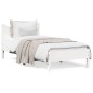 vidaXL Estructura de cama madera maciza de pino blanco 90x190 cm