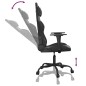 vidaXL Silla gaming con masaje cuero sintético negro vidaXL Silla gaming con masaje cuero sintético negro