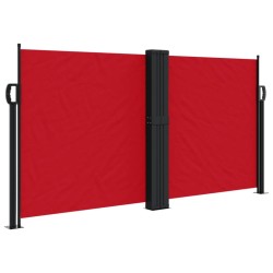 vidaXL Toldo lateral retráctil rojo 120x1200 cm