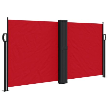 vidaXL Toldo lateral retráctil rojo 120x1200 cm