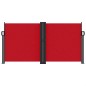 vidaXL Toldo lateral retráctil rojo 120x1200 cm