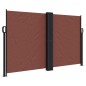 vidaXL Toldo lateral retráctil marrón 140x1200 cm vidaXL Toldo lateral retráctil marrón 140x1200 cm