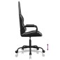 vidaXL Silla gaming cuero sintético negro y blanco vidaXL Silla gaming cuero sintético negro y blanco