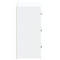 vidaXL Aparadores 2 piezas madera contrachapada blanco vidaXL Aparadores 2 piezas madera contrachapada blanco