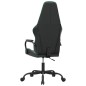 vidaXL Silla gaming cuero sintético negro y verde vidaXL Silla gaming cuero sintético negro y verde