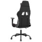 vidaXL Silla gaming cuero sintético negro y rojo vino tinto