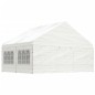 vidaXL Cenador con techo polietileno blanco 4,46x5,88x3,75 m vidaXL Cenador con techo polietileno blanco 4,46x5,88x3,75 m