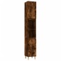 vidaXL Set de muebles baño 3 pzas madera contrachapada roble ahumado vidaXL Set de muebles baño 3 pzas madera contrachapada roble ahumado
