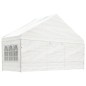 vidaXL Cenador con techo polietileno blanco 4,46x5,88x3,75 m vidaXL Cenador con techo polietileno blanco 4,46x5,88x3,75 m