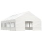 vidaXL Cenador con techo polietileno blanco 8,92x5,88x3,75 m vidaXL Cenador con techo polietileno blanco 8,92x5,88x3,75 m