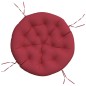 vidaXL Cojín redondo tela Oxford rojo tinto Ø 100x11 cm vidaXL Cojín redondo tela Oxford rojo tinto Ø 100x11 cm