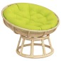 vidaXL Cojín redondo tela Oxford verde vivo Ø 100x11 cm vidaXL Cojín redondo tela Oxford verde vivo Ø 100x11 cm