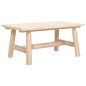 vidaXL Juego de muebles de jardín 3 piezas madera maciza de abeto