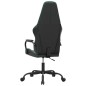 vidaXL Silla gaming con masaje cuero sintético verde y negro vidaXL Silla gaming con masaje cuero sintético verde y negro