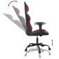 vidaXL Silla gaming de masaje cuero sintético negro y rojo vino tinto vidaXL Silla gaming de masaje cuero sintético negro y rojo vino tinto