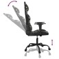 vidaXL Silla gaming de masaje cuero sintético negro y camuflaje vidaXL Silla gaming de masaje cuero sintético negro y camuflaje