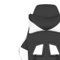 vidaXL Silla gaming de masaje cuero sintético negro y blanco vidaXL Silla gaming de masaje cuero sintético negro y blanco