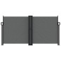 vidaXL Toldo lateral retráctil gris antracita 120x1200 cm