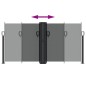 vidaXL Toldo lateral retráctil gris antracita 120x1200 cm