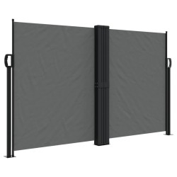 vidaXL Toldo lateral retráctil gris antracita 140x1200 cm