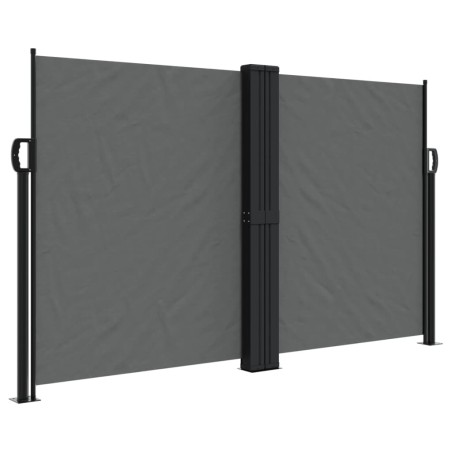 vidaXL Toldo lateral retráctil gris antracita 140x1200 cm