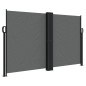 vidaXL Toldo lateral retráctil gris antracita 140x1200 cm vidaXL Toldo lateral retráctil gris antracita 140x1200 cm