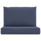 vidaXL Cojines para muebles de palets 2 unidades tela azul marino vidaXL Cojines para muebles de palets 2 unidades tela azul marino