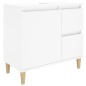 vidaXL Set de muebles de baño 3 piezas madera contrachapada blanco vidaXL Set de muebles de baño 3 piezas madera contrachapada blanco