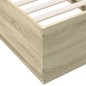 vidaXL Estructura de cama madera de ingeniería roble Sonoma 90x190 cm vidaXL Estructura de cama madera de ingeniería roble Sonoma 90x190 cm