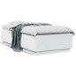 vidaXL Estructura de cama madera de ingeniería blanca 75x190 cm vidaXL Estructura de cama madera de ingeniería blanca 75x190 cm