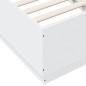 vidaXL Estructura de cama madera de ingeniería blanca 75x190 cm vidaXL Estructura de cama madera de ingeniería blanca 75x190 cm