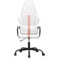 vidaXL Silla gaming cuero sintético blanco y rosa vidaXL Silla gaming cuero sintético blanco y rosa
