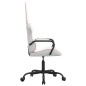 vidaXL Silla gaming cuero sintético blanco y rosa vidaXL Silla gaming cuero sintético blanco y rosa