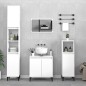 vidaXL Juego de muebles de baño 3 pzas madera contrachapada blanco vidaXL Juego de muebles de baño 3 pzas madera contrachapada blanco