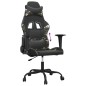 vidaXL Silla gaming cuero sintético negro y camuflaje vidaXL Silla gaming cuero sintético negro y camuflaje