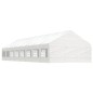 vidaXL Cenador con techo polietileno blanco 17,84x5,88x3,75 m vidaXL Cenador con techo polietileno blanco 17,84x5,88x3,75 m