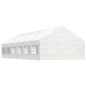 vidaXL Cenador con techo polietileno blanco 13,38x5,88x3,75 m vidaXL Cenador con techo polietileno blanco 13,38x5,88x3,75 m