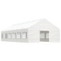 vidaXL Cenador con techo polietileno blanco 13,38x5,88x3,75 m vidaXL Cenador con techo polietileno blanco 13,38x5,88x3,75 m