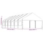 vidaXL Cenador con techo polietileno blanco 13,38x5,88x3,75 m vidaXL Cenador con techo polietileno blanco 13,38x5,88x3,75 m