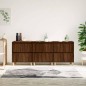vidaXL Aparadores 3 uds madera contrachapada marrón roble 60x35x70 cm vidaXL Aparadores 3 uds madera contrachapada marrón roble 60x35x70 cm