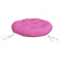 vidaXL Cojín redondo tela Oxford rosa Ø 60x11 cm vidaXL Cojín redondo tela Oxford rosa Ø 60x11 cm