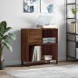 vidaXL Mueble discos madera contrachapada roble marrón 84,5x38x89 cm vidaXL Mueble discos madera contrachapada roble marrón 84,5x38x89 cm