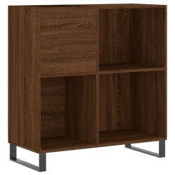 vidaXL Mueble discos madera contrachapada roble marrón 84,5x38x89 cm