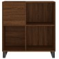 vidaXL Mueble discos madera contrachapada roble marrón 84,5x38x89 cm vidaXL Mueble discos madera contrachapada roble marrón 84,5x38x89 cm