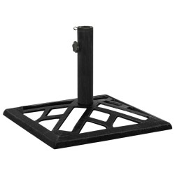 vidaXL Base de sombrilla de hierro fundido negro 44x44x31 cm 